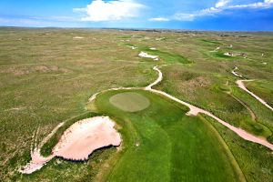 Sand Hills 15th Green Aerial